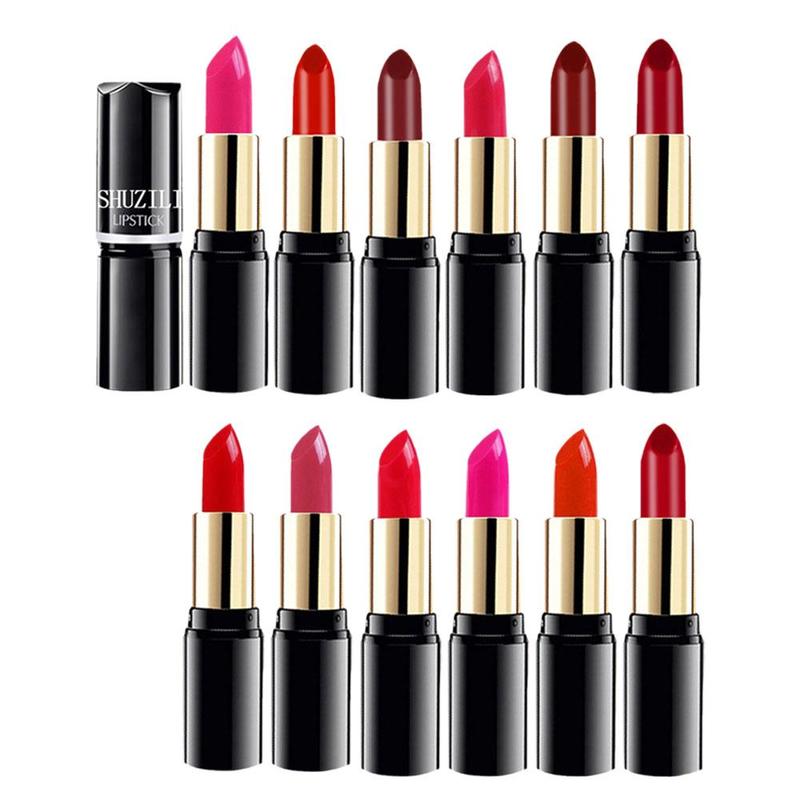 Product Introduction of 12Colors Round Tube Velvet Matte Hydrating Moisturizing Lipstick For Women 36