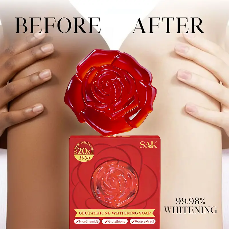 SAK ROSE Bleaching Soap FDA Approved with Whitening Booster Tranexamic Acid  & Licorice Extract - TikTok Shop Philippines