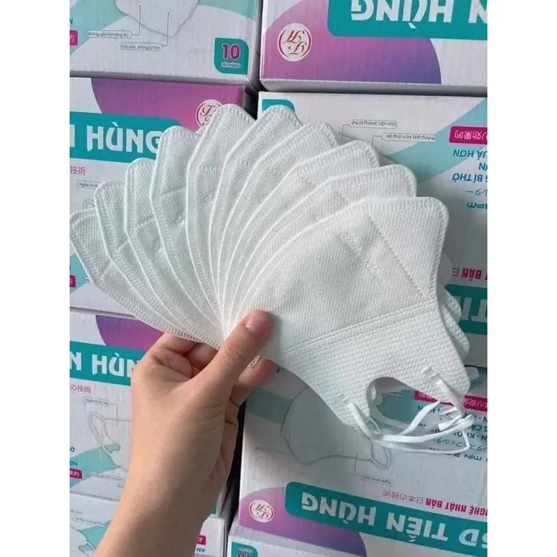 COMBO 500 chiếc 5D [  ] Khẩu Trang Tiến Hùng 3 lớp kháng khuẩn, 45-85kg, Hot Trend 2025 Phụ Kiện Nam 6