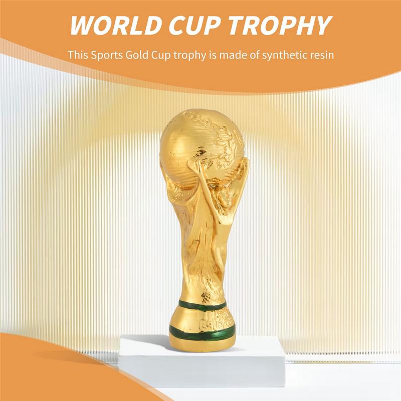 Cúp Vàng Toàn Cầu, Cúp World Cup Qatar 13CM, Mạ Vàng Đầy Đủ, Đồ Thủ Công Trang Trí Đồ Thủ Công Bóng Đá Lưu Niệm, Thích Hợp Cho Người Hâm Mộ VN, 2022 5