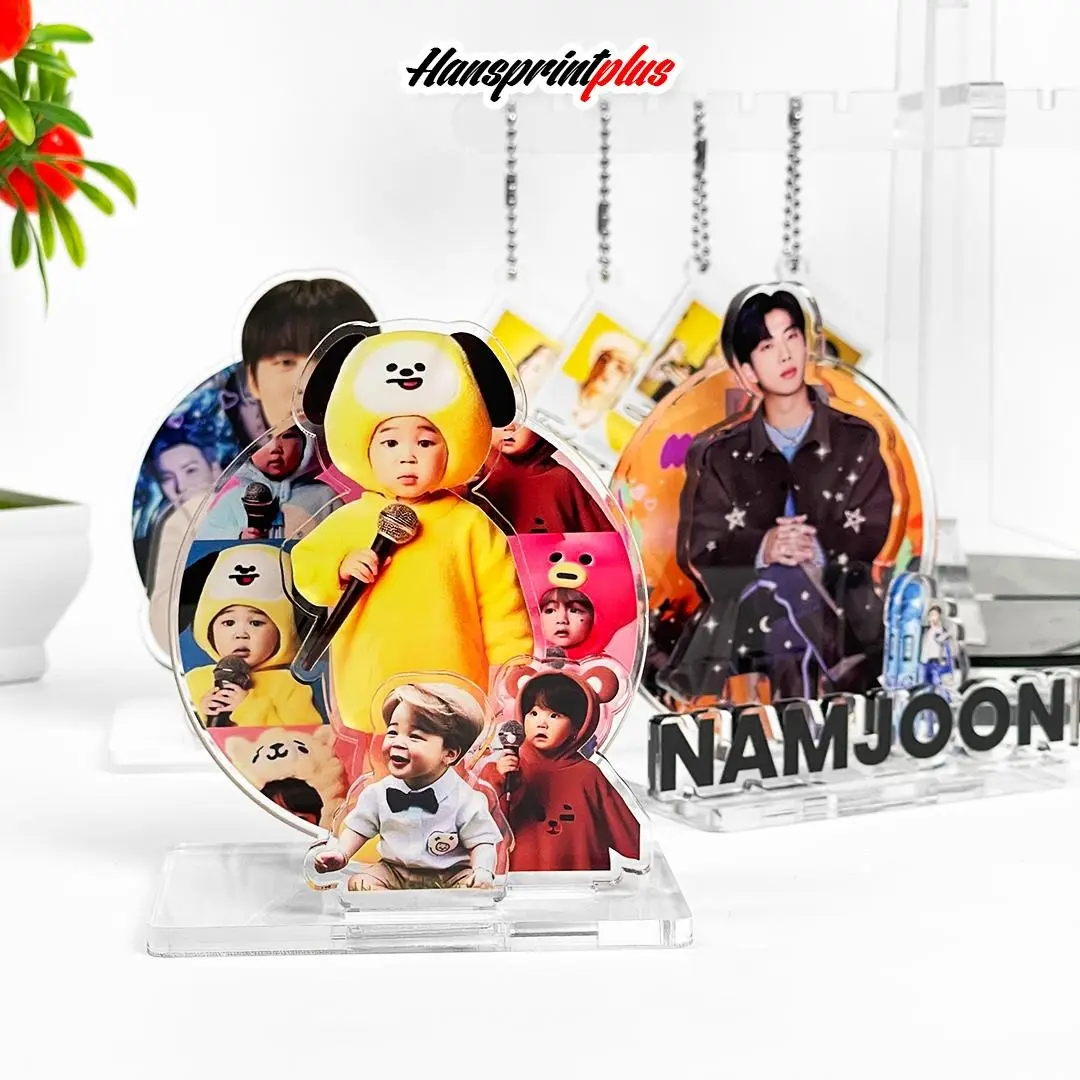Figure Diorama Akrilik Custom foto dan teks bisa COD, Figure kpop, Figure anime, Figure Custom