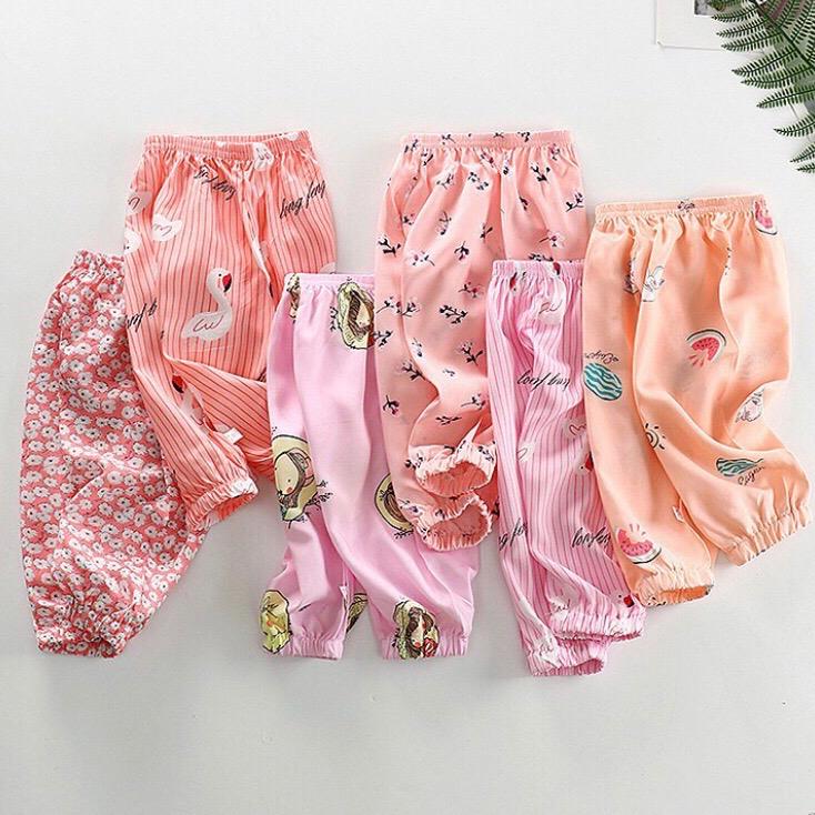 ( combo 5 quần dài bom) cho bé Size từ 6-20kg Cotton 6
