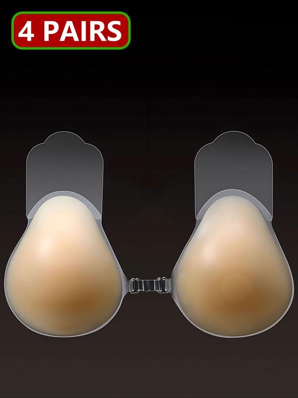 Women's Strapless Silicon Push Up Bra with Buckles, Casual Self-adhesive Invisible Bra, Women's Lingerie Accessories for Daily Wear 1