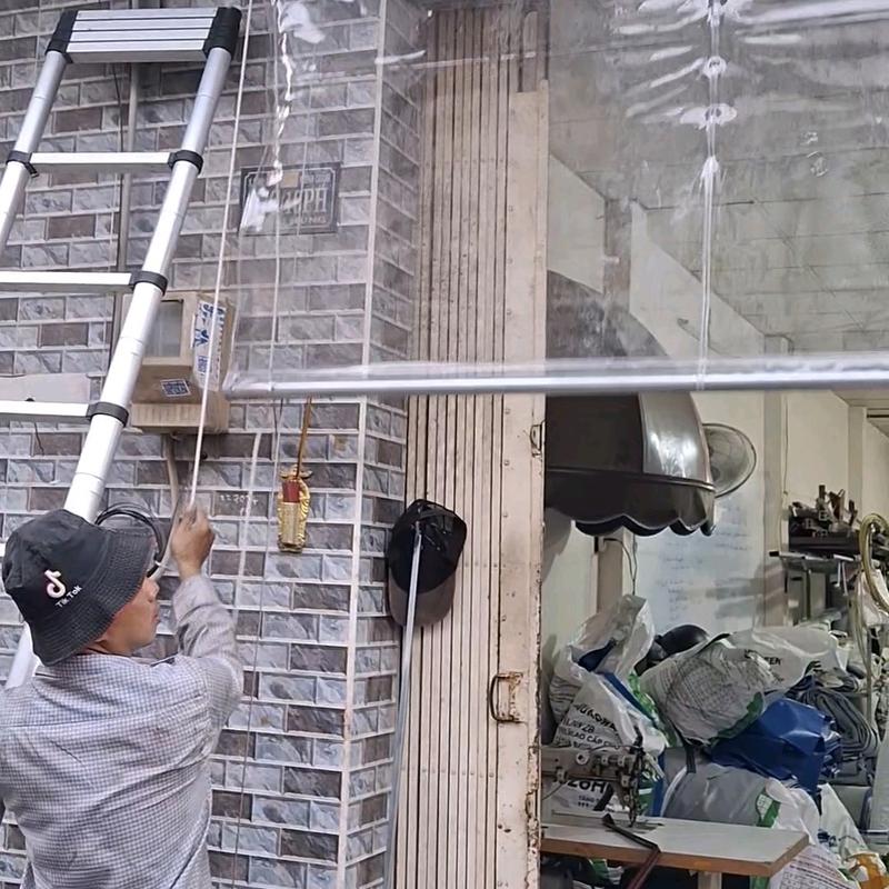 Bộ linh kiện bạt thả/bạt cuốn kéo dây tiện lợi cho diện tích dưới 9m2 3