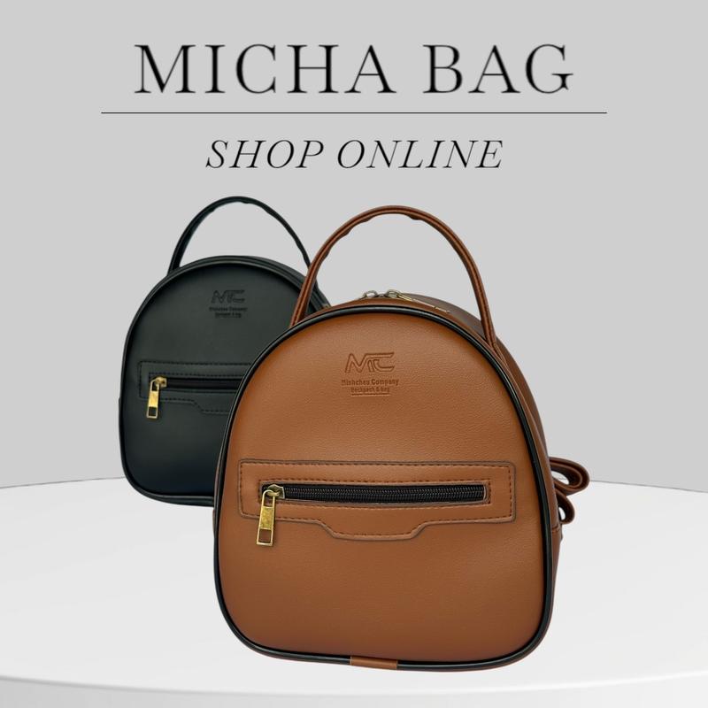 Product Introduction of TA VINHBANHBO Balo mini da PU cao cấp TT107 Trơn Backpack Đeo Vai 6