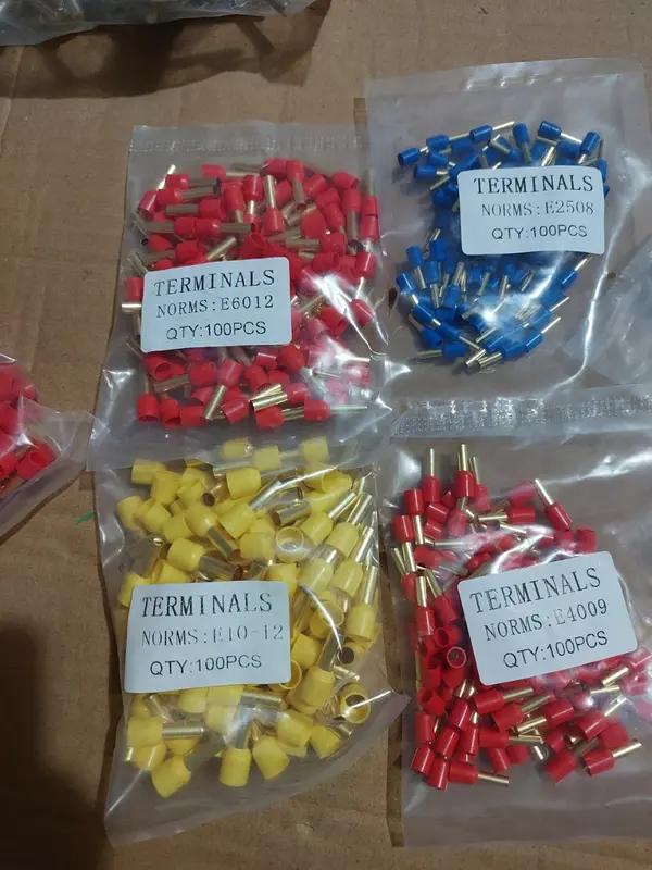 Đầu cốt đồng kim rỗng đầu cos pin rỗng tròn đấu dây điện( cos đồng)có bịch 100 cos và bịch 200 cos 2