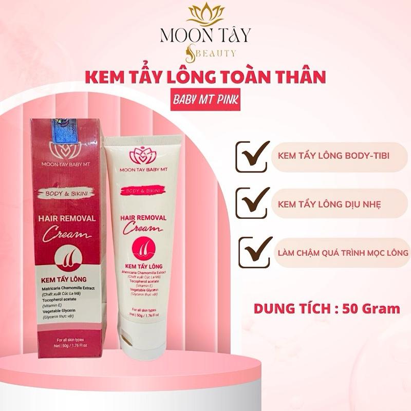 Kem Tẩy Lông Dịu Nhẹ MOON TÂY BABY MT - Dung tích 50 gram