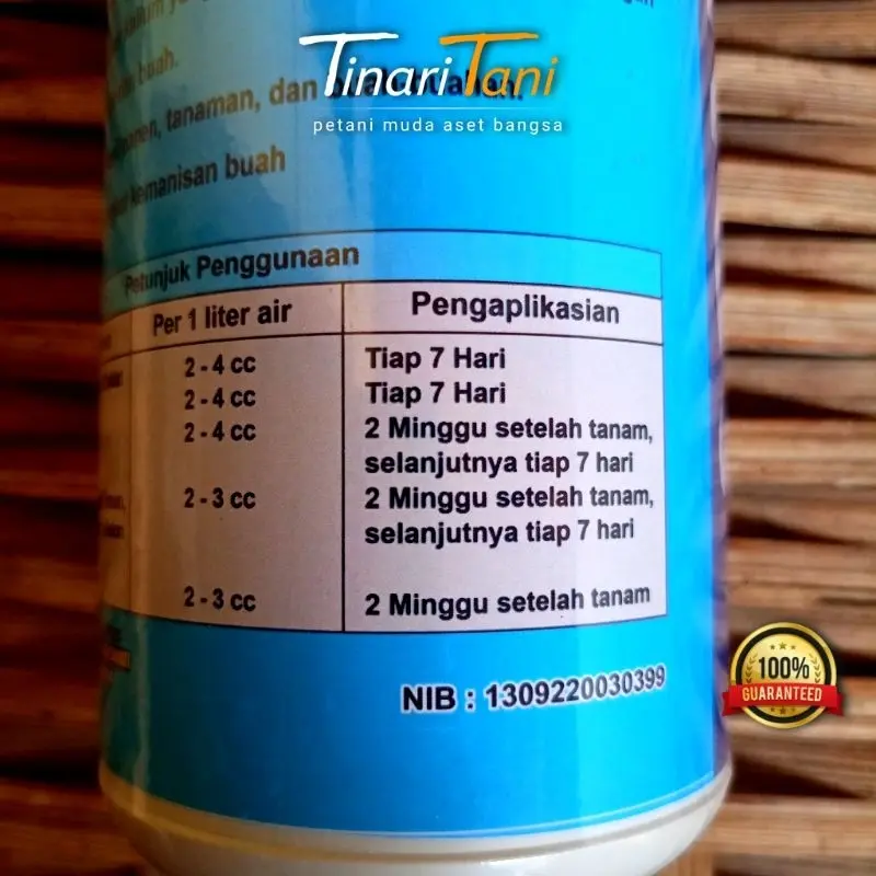 KNO3 GENERATIF Pupuk Kalium Nitrate + Potassium Oxside 1000 ML 100% Original - Tinari 7
