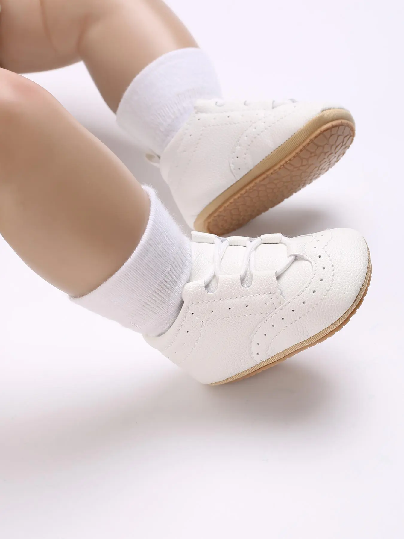 Baby's Solid Color Soft Sole Non-slip Sneakers, Casual Comfortable Breathable Sports Shoes for Daily Wear, Newborn Infant Toddler Boys & Girls Shoes