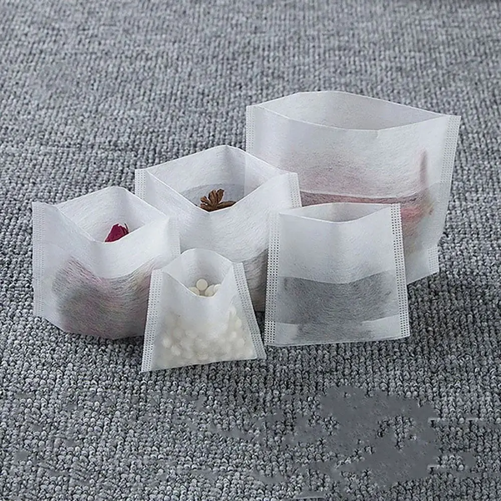 100Pcs Durable Kitchen Convenience Gadgets Disposable Tea Bag Tea Empty Tea Filter Bag Non Woven Folding Tea Infuser