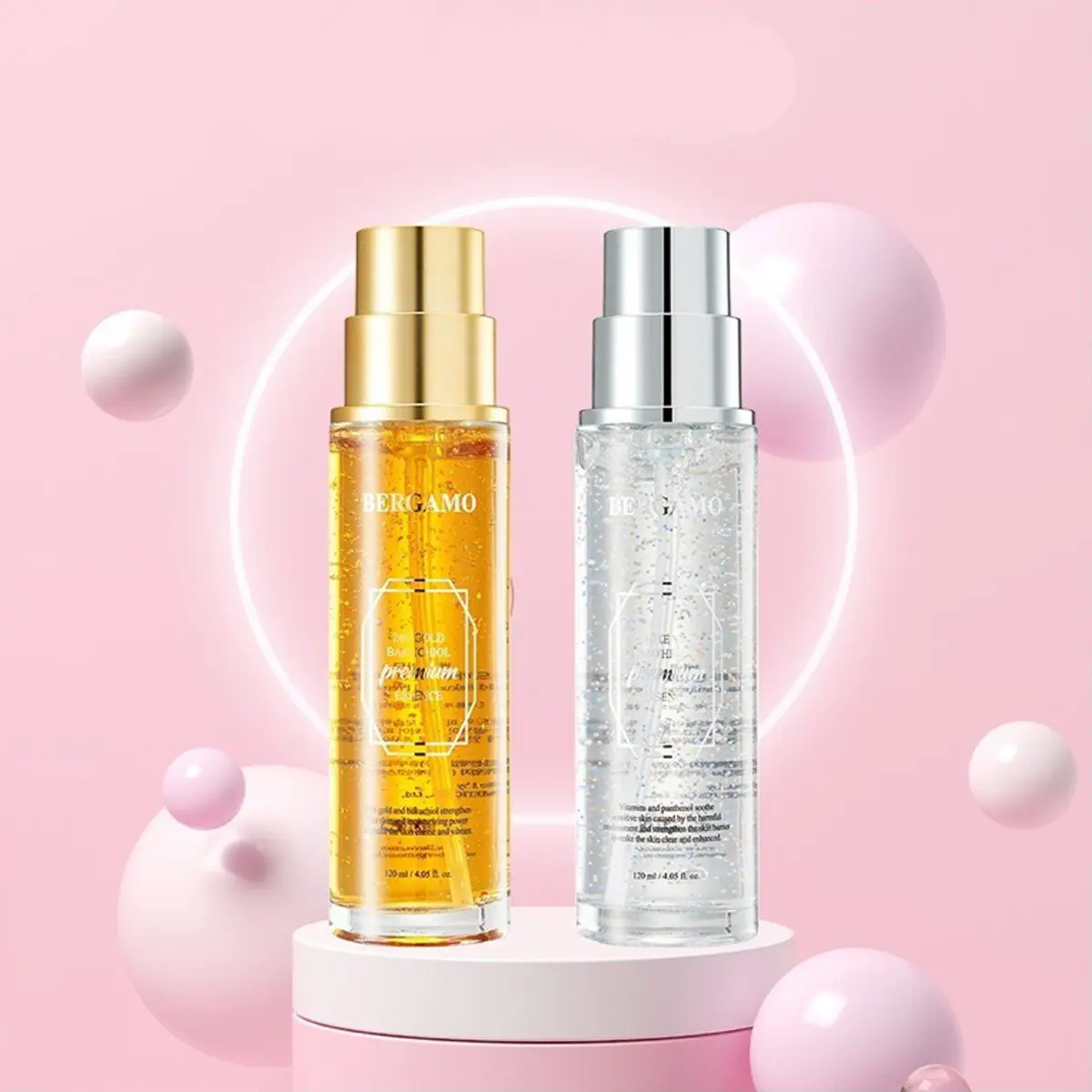 Tinh Chất Serum Dưỡng Trắng, Căng Bóng Da  Bergamo Hàn Quốc 120ml Skincare