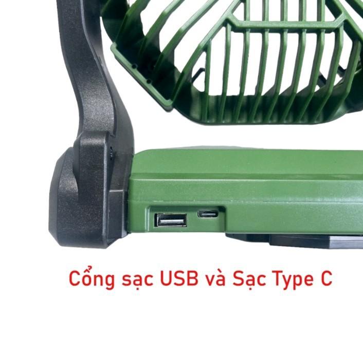 Product Introduction of Quạt tích điện 8inch Workfix có đèn led, động cơ không chổi than, chỉnh 4 cấp độ gió 4