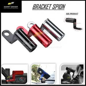 Bracket Dudukan Holder Handphone Spion Motor Braket Tambahan Motor Besi