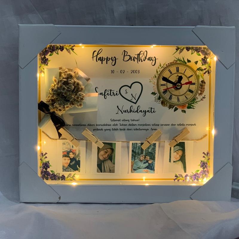 Pop Up Frame Kado Hadiah kekinian ukuran 30 cm x 25 cm - Shop | Tokopedia