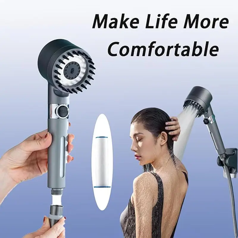 Handheld Shower Head Set, Shower Head Filters, Bathroom Shower Equipment for Home Use, Bathroom Fixtures 4