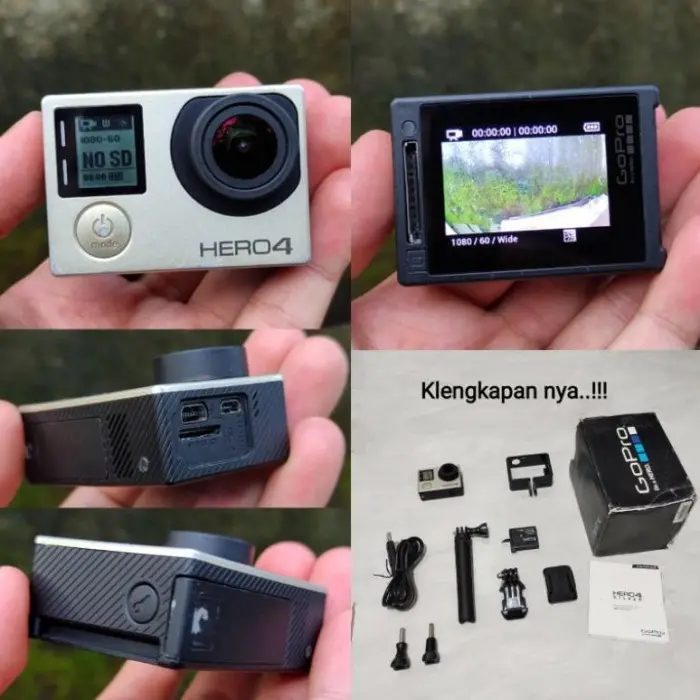 PROMO BIG SALE MURAH & TERPERCAYA 100% Gopro Hero 4 Silver & Black