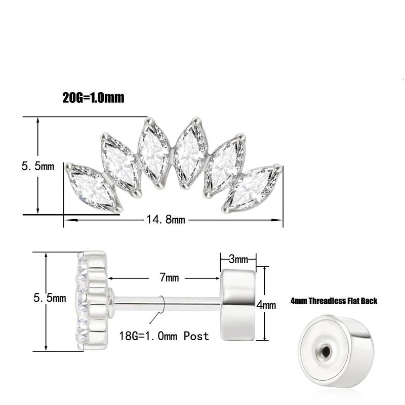 Product Introduction of Bông Tai Đinh tán Zircon Ngọc Trai Bướm, Cao Cấp, Mạ Đồng Thau, Vàng Thật, Kim Cương Giả Và Ngọc Trai, Phụ Kiện Vàng 14K Cao Cấp, Dành Cho Nữ Women 2