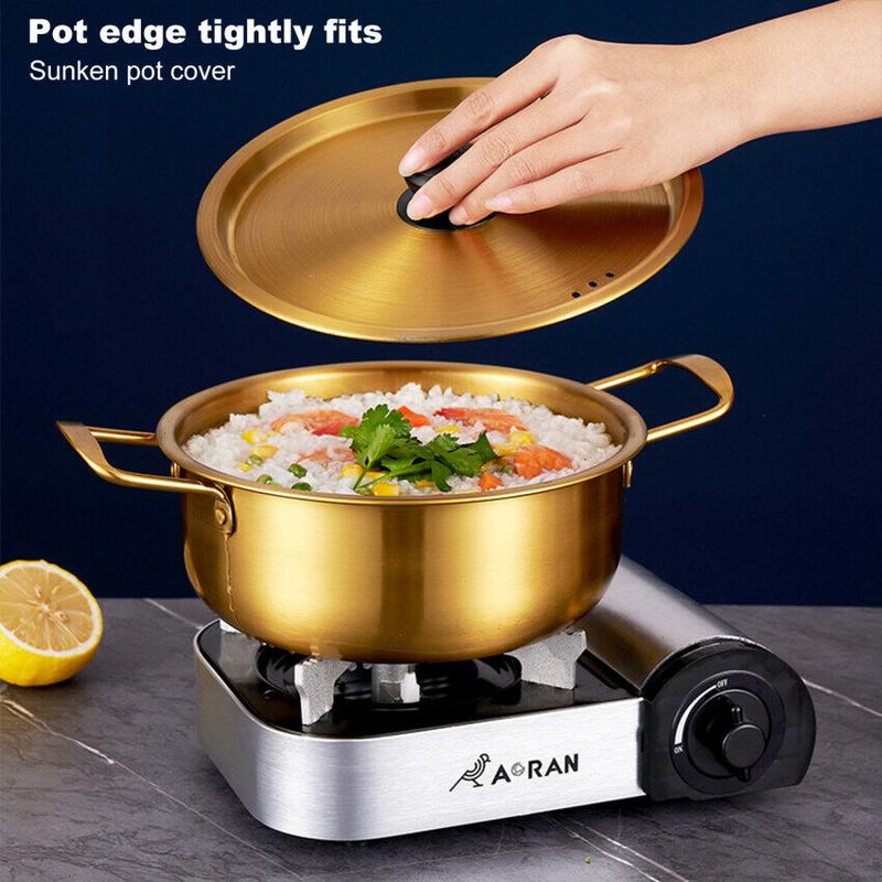 Nồi Mì Ramen Hàn Quốc, Nồi Súp Nhôm Có Nắp, Nồi Nấu Mì, Sữa, Trứng, Làm Nóng Nhanh, Dụng Cụ Nấu Ăn Nhà Bếp
