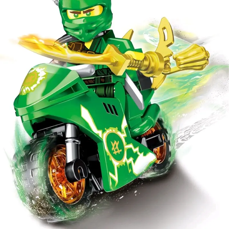 Mainan ninjago motor rambut api 61082 4