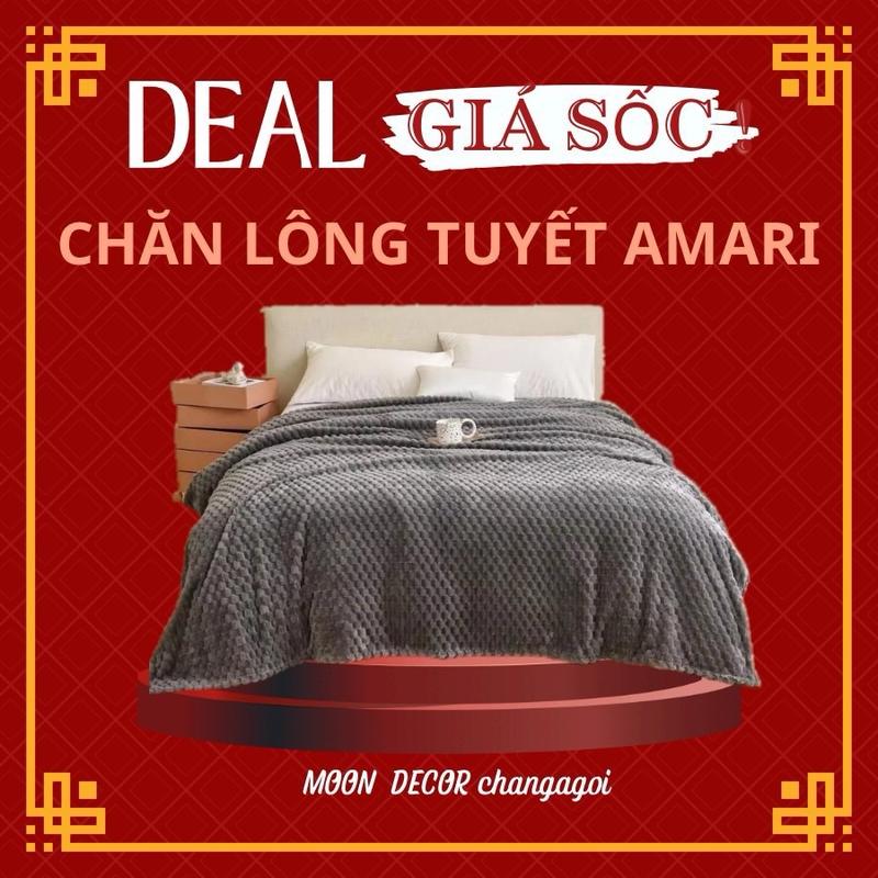 Chăn Tuyết Nhung Dập Nổi Amari( kích thước 2m*2m3 nặng 1.2kg)