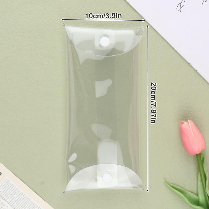 Product Introduction of [QQQ]Mini Anime Doll Display Bag Transparent Coin Purse Keychain Pendant Square Pouch Organizer Key Lipstick Earphone Storage Bag 36