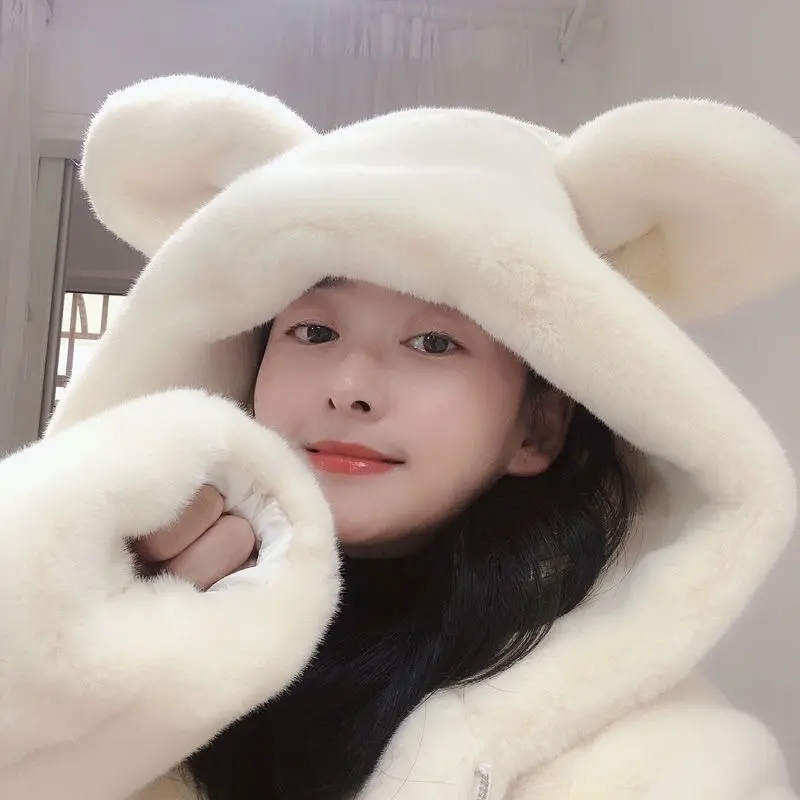 áo khoác nữ Lông Gấu,chất lông cừu ,chuẩn dáng xinh,hnn