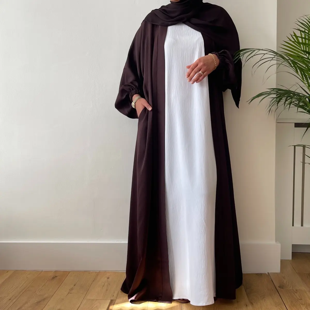 AYLA POCKET OPEN STYLE ABAYA