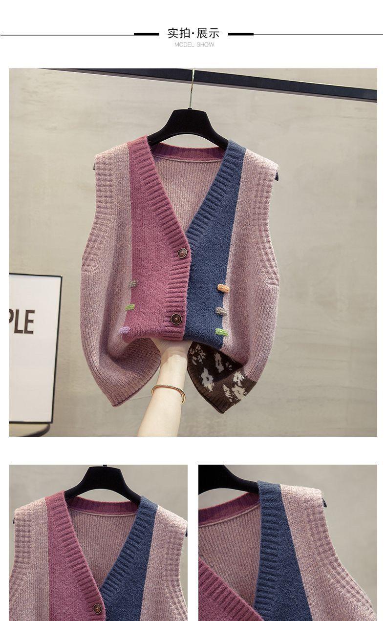 Product Introduction of Áo Len Cardigan Dệt Kim, Áo Vest Xuân Thu, Thời Trang Mới, Kiểu Dáng Rộng Rãi, Áo Mặc Bên Ngoài Dễ Phối Đồ, Thích Hợp Cho Năm 2025 Nữ Top Women 9