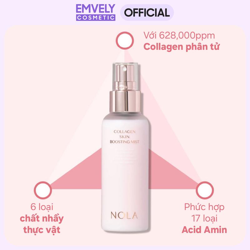 XỊT KHOÁNG NOLA COLLAGEN SKIN BOOSTING (100mL) 3