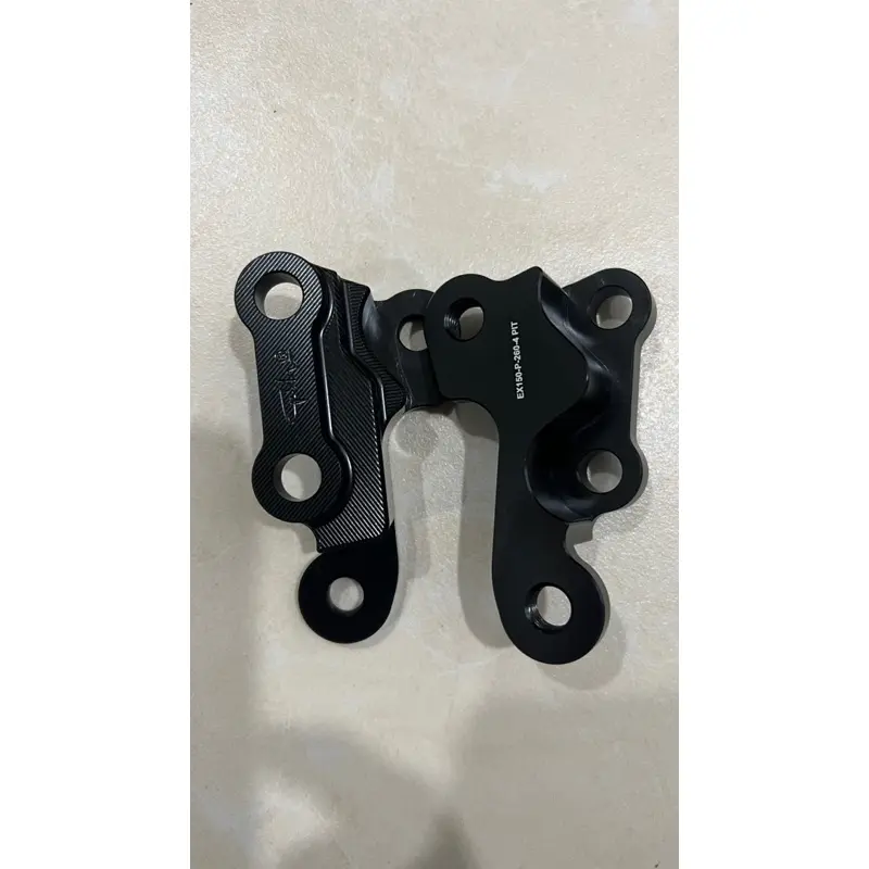 Pát cnc heo 4 piss cho các dòng xe - hiệu GH racing - đen hoặc bạc - phụ kiện thay thế hụ tùng 4