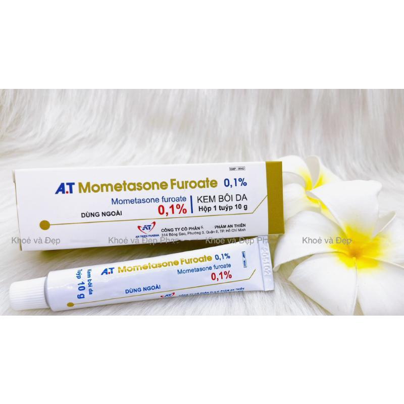 KEM BÔI NGOÀI DA HÀNG CHUẨN HÃNG A.T MOMETASONE FUROATE 0.1% 10G 0