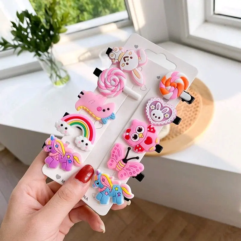 10PCS / SET JEPIT RAMBUT ANAK SET TERMURAH / JEPITAN RAMBUT ANAK RANAYS Motif Fashion