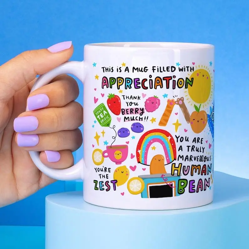 Mug Of Appreciation - This Is A Mug Filled With Appreciation , Funny Thank You Gift 0