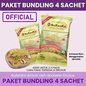 BuRenKa Serbuk Ramuan Rendaman Kaki 4 Sachet