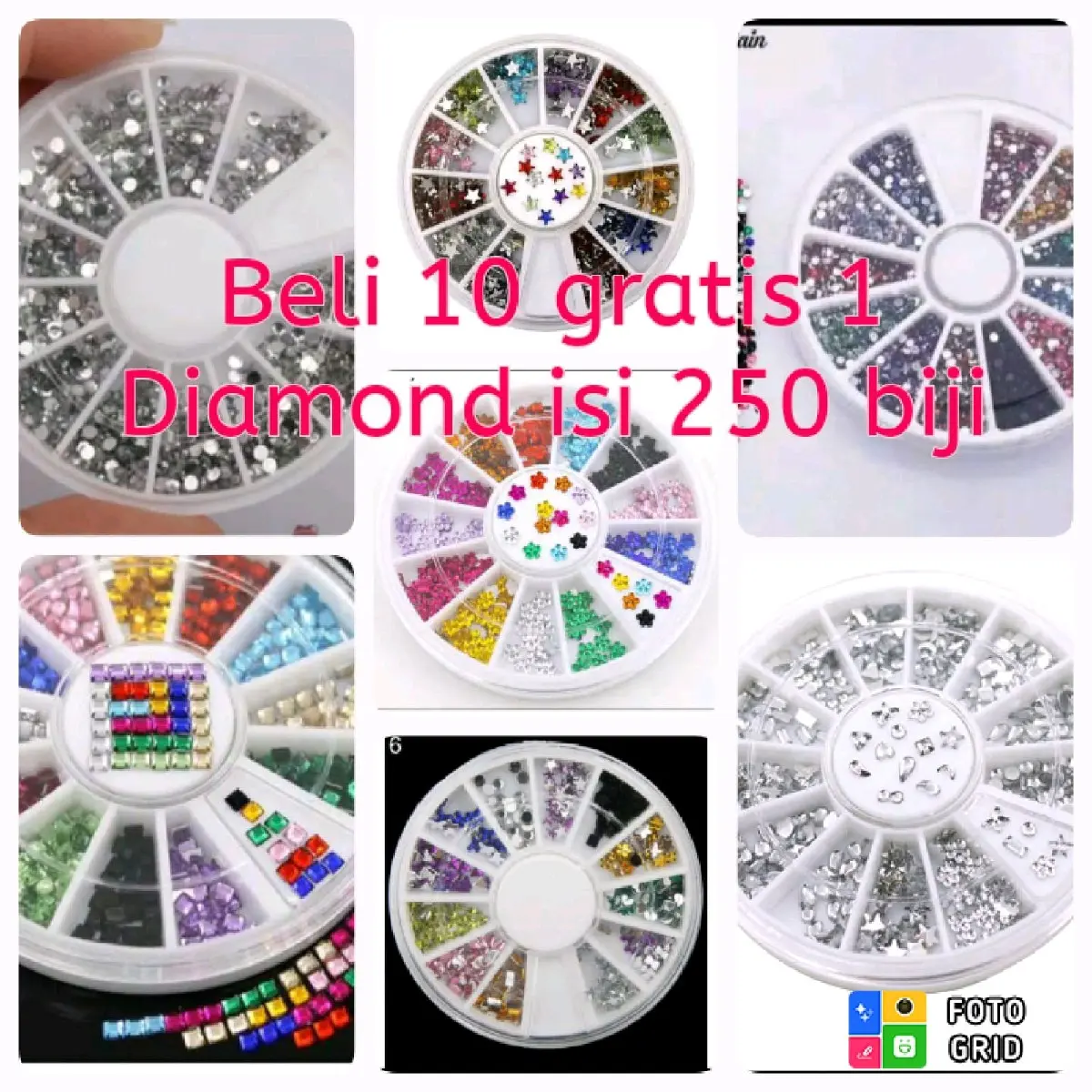 permata gigi 250 pcs