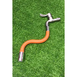 Paket keran KT23+selang fleksibl 360 Derajat Hitam