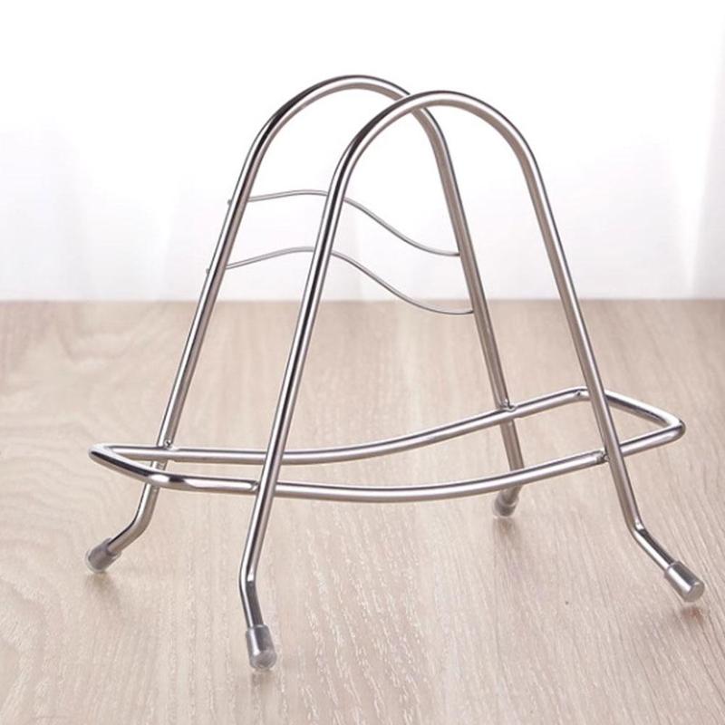 Product Introduction of Kitchen Stainless Steel Cutting Board Rack Chopping Board Organizer Household Holder Stand V6L3 18