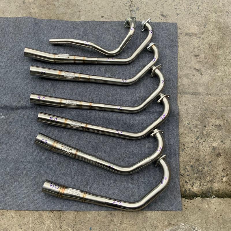 Cổ inox 304 gắn pô zin ex150 pô  cổ