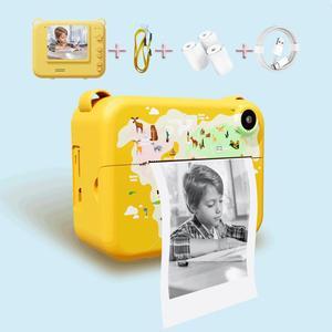 Teens Instant Print Camera, 1 Set High Definition Digital Camera with 3 Rolls Printing Thermal Paper, Birthday Gift, Back To School, Kids Toys, Christmas Gift, Stocking Filler, Kids Toys, Kids Toys