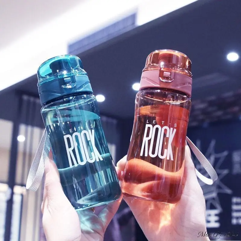 1Pcs Brand BPA Free Leak Proof Sports Water Bottle High Quality Tour Hiking Portable My Favorite Drink Bottles 400ml 560ml