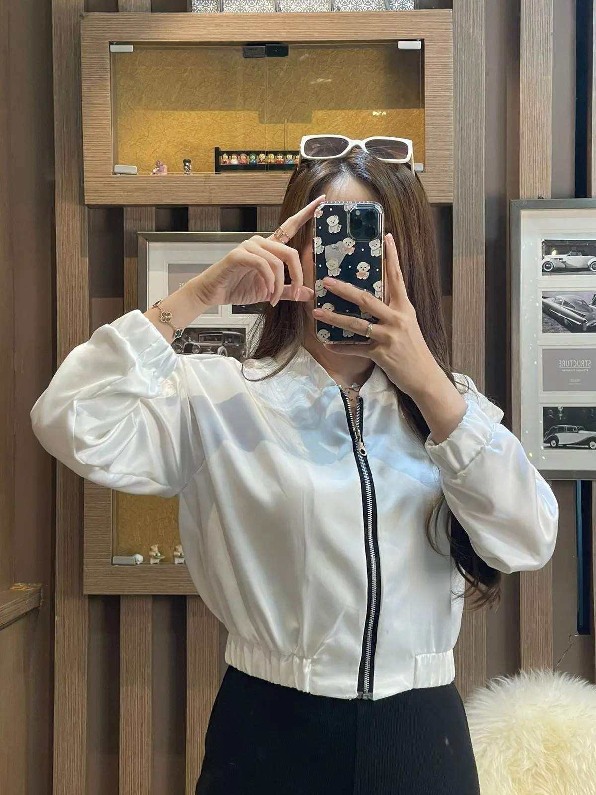 Jaket bomber alice by bombshellstores / jaket bomber (BUKAN JAKET MUSIM DINGIN )