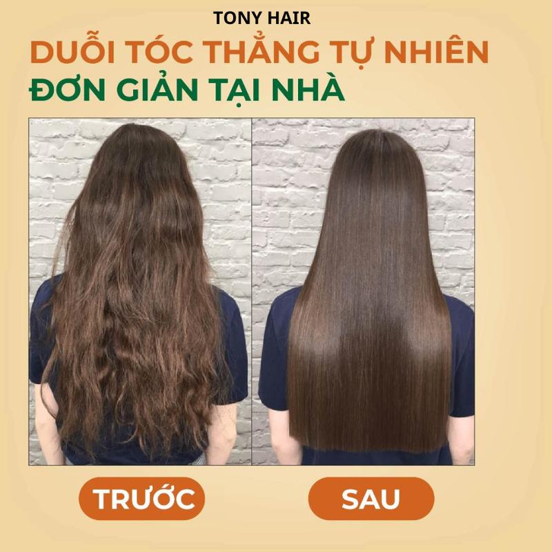 Thuốc duỗi tóc tại nhà không cần kẹp nhiệt, cách sử dụng đơn giản, hiệu quả _ Tony Hair 1