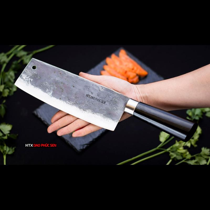 Dao thái thịt nhíp xe 22cm G03M HTX DAO PHÚC SEN