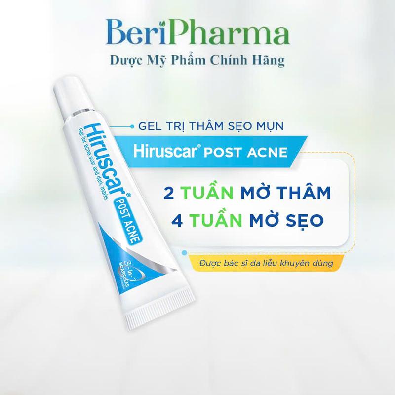 Hiruscar Gel Hỗ Trợ Làm M.ờ S.ẹ.o M.ụ.n Và T.h.â.m M.ụ.n Post Acne 10G | BigBuy360 - bigbuy360.vn