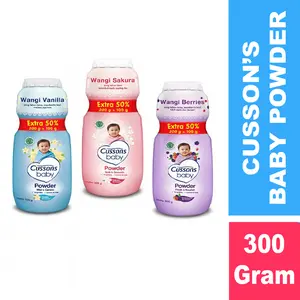 Cussons Baby Powder Fresh & Nourish / Mild & Gentle / Soft & Smooth - Cussons Bedak Bayi 200gr + 100gr