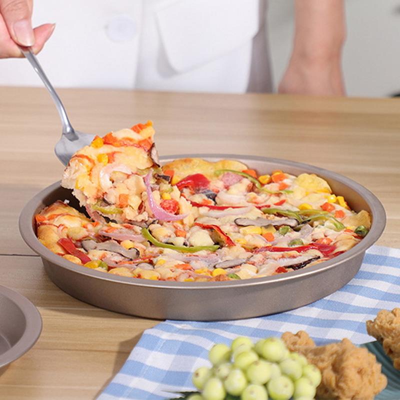 Product Introduction of 10/9/8/7/6 Inch Non-stick Baking Mold Air Fryer Pot Round Tray Pan Roasting Pizza Cake Basket Bakeware Kitchen Accessories 18