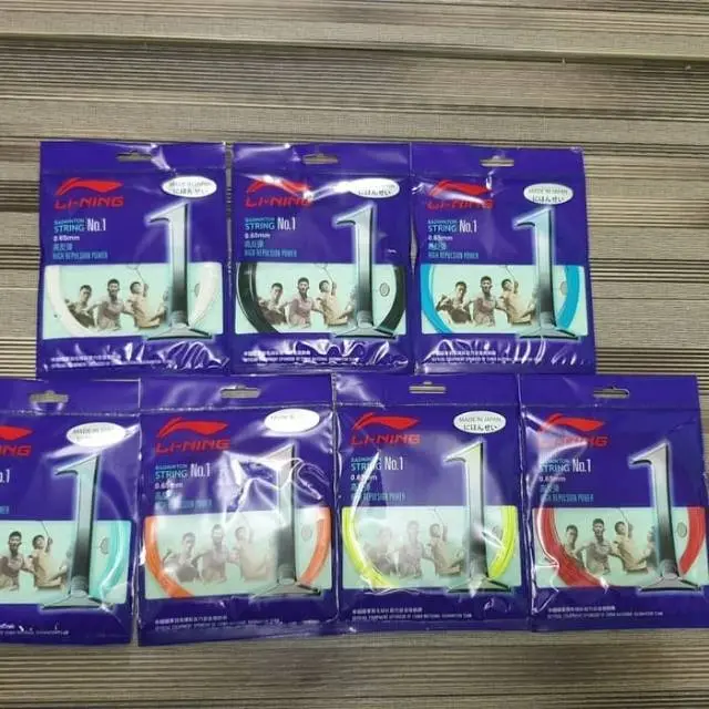 Senar Badminton LI-NING No 1 REBOUND Number One No1 Original Raket