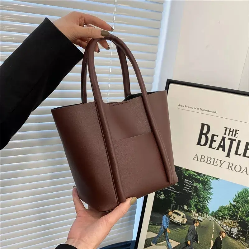 totebag wanita Dresden/tote bag korea/tote wanita murah/Tas kekinian kulit tote 1