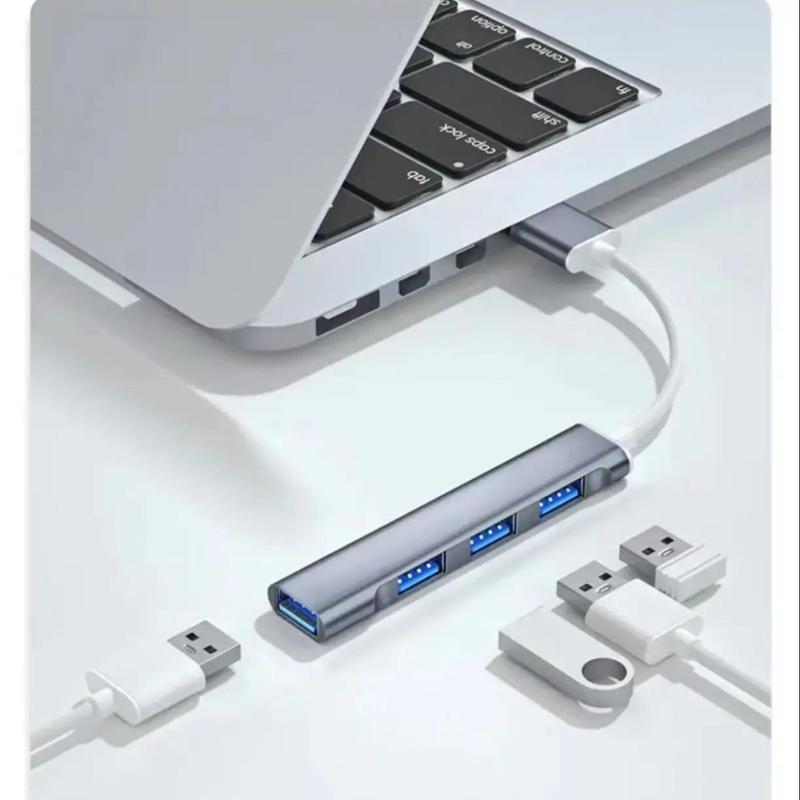 4-in-1 USB 3.0 Hub, 4-Port USB Hub USB Splitter USB Expander for Laptop, Xbox, Flash Drive, HDD, Console, Printer, Camera, Keyboard, Mouse 7