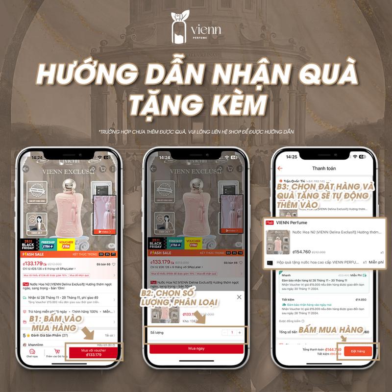 Nước hoa Nữ Good Girl EDP Chính Hãng Hương Cá Tính, Gợi Cảm, Thu Hút bản 17ml - VIENN PERFUME 1